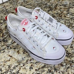 Hello Kitty/ Adidas platform sneakers